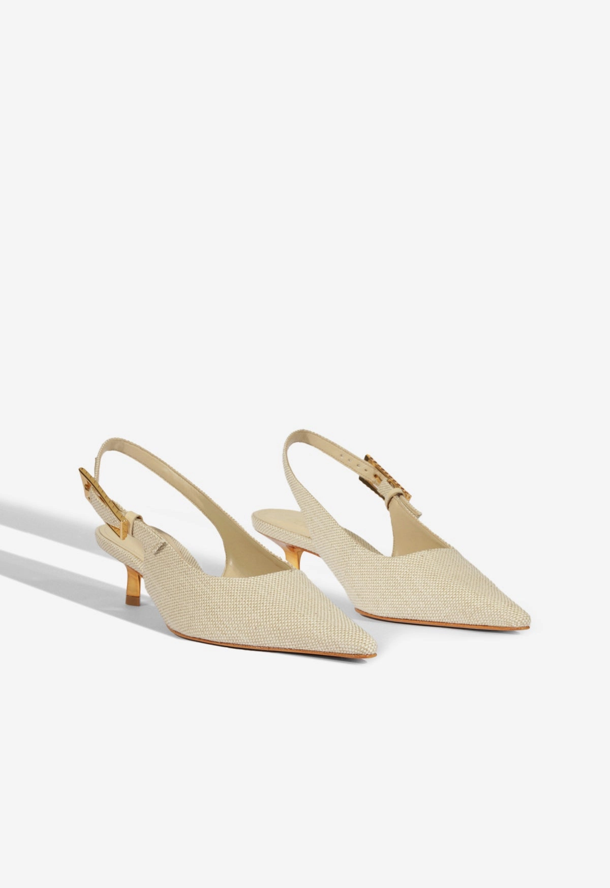 Ciara Mid Stiletto Beige Pump