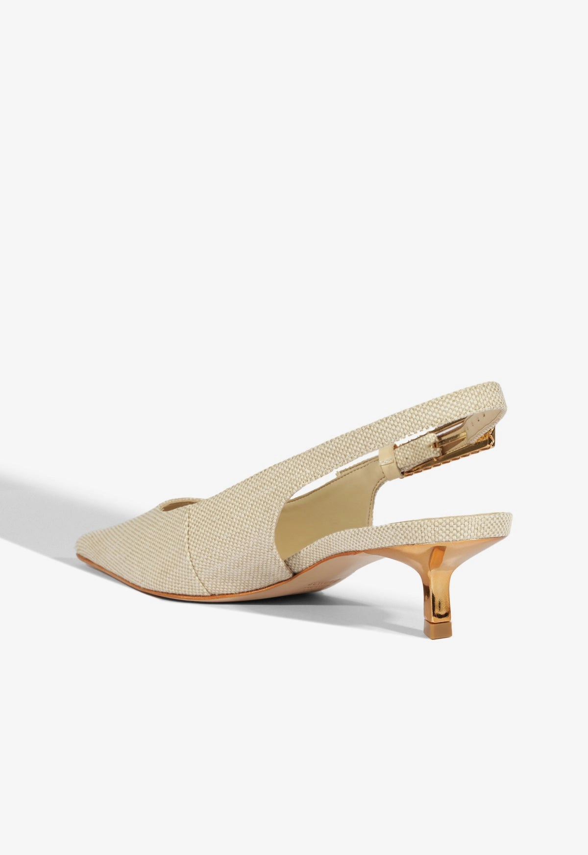Ciara Mid Stiletto Beige Pump