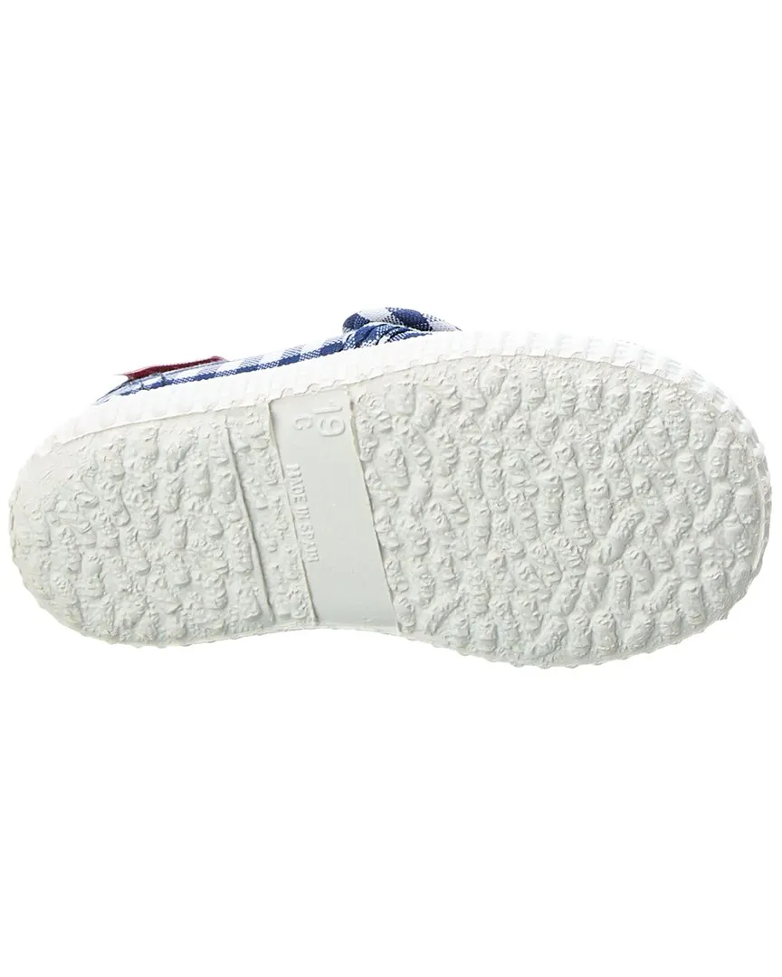 Cienta Blucher Vichy Canvas Sneaker