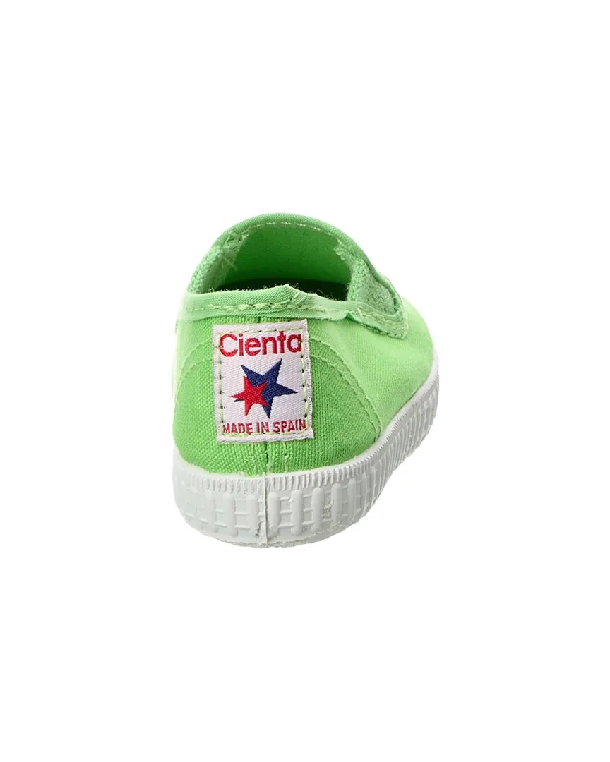 Cienta Cangrejo 2Elasticos Liso Canvas Slip-On Sneaker