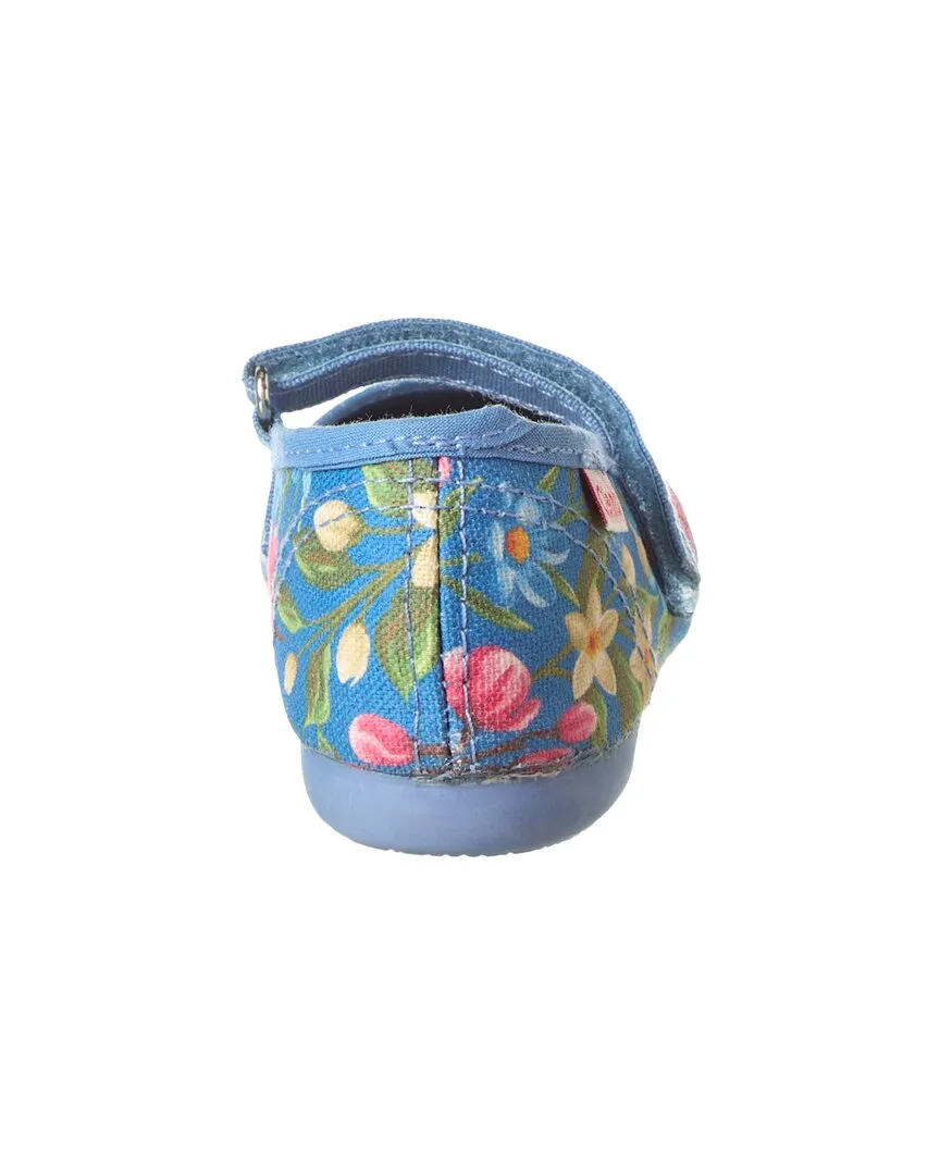 Cienta Francesita Flor Canvas Flat