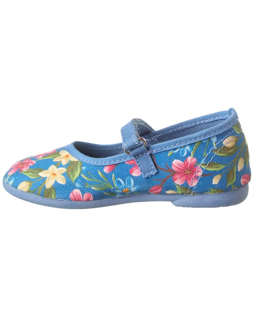 Cienta Francesita Flor Canvas Flat