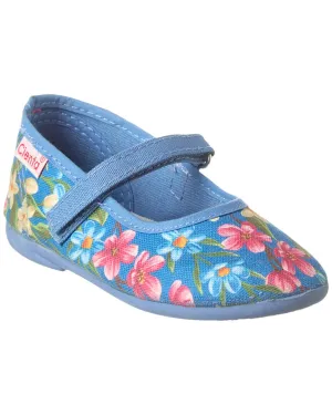 Cienta Francesita Flor Canvas Flat