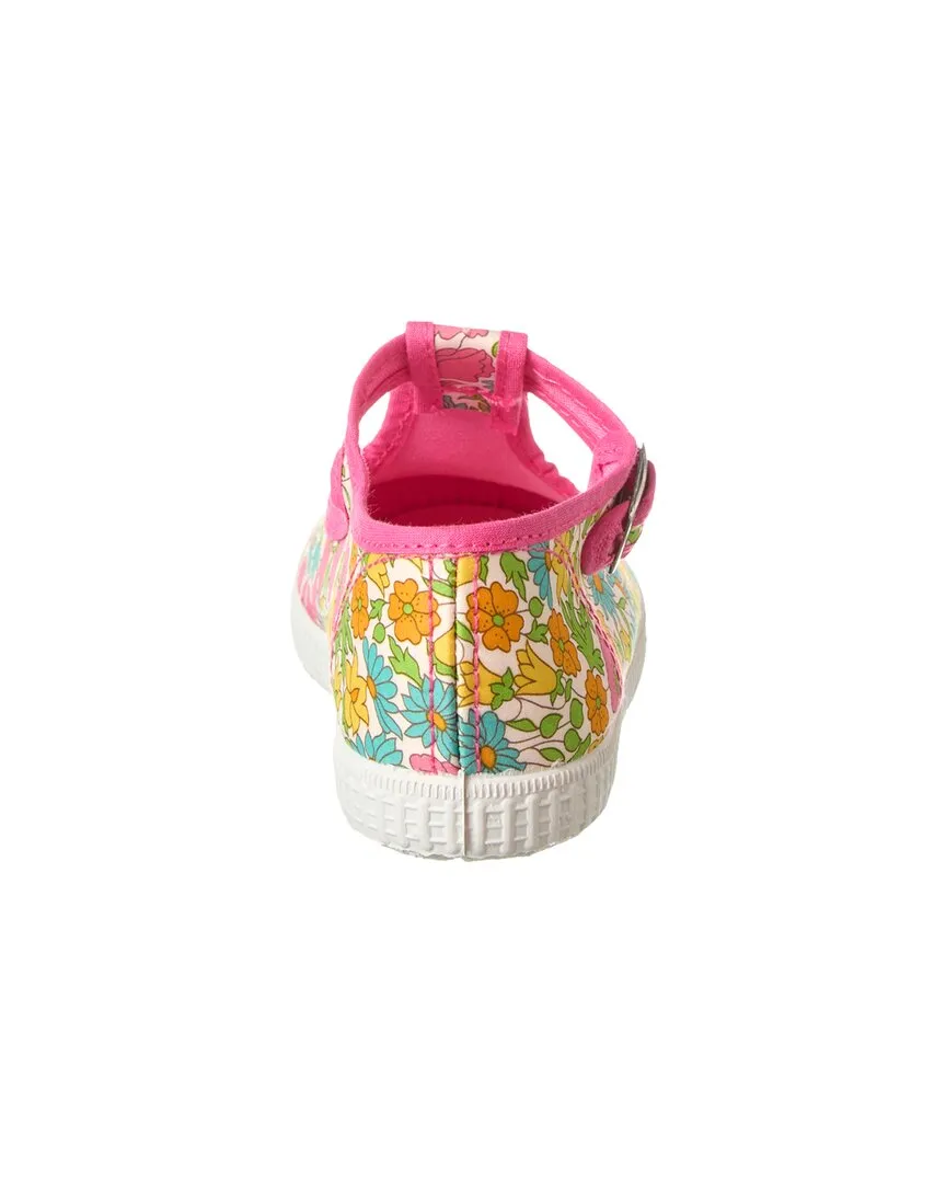 Cienta Hebilla Flor Liberty Canvas Sneaker