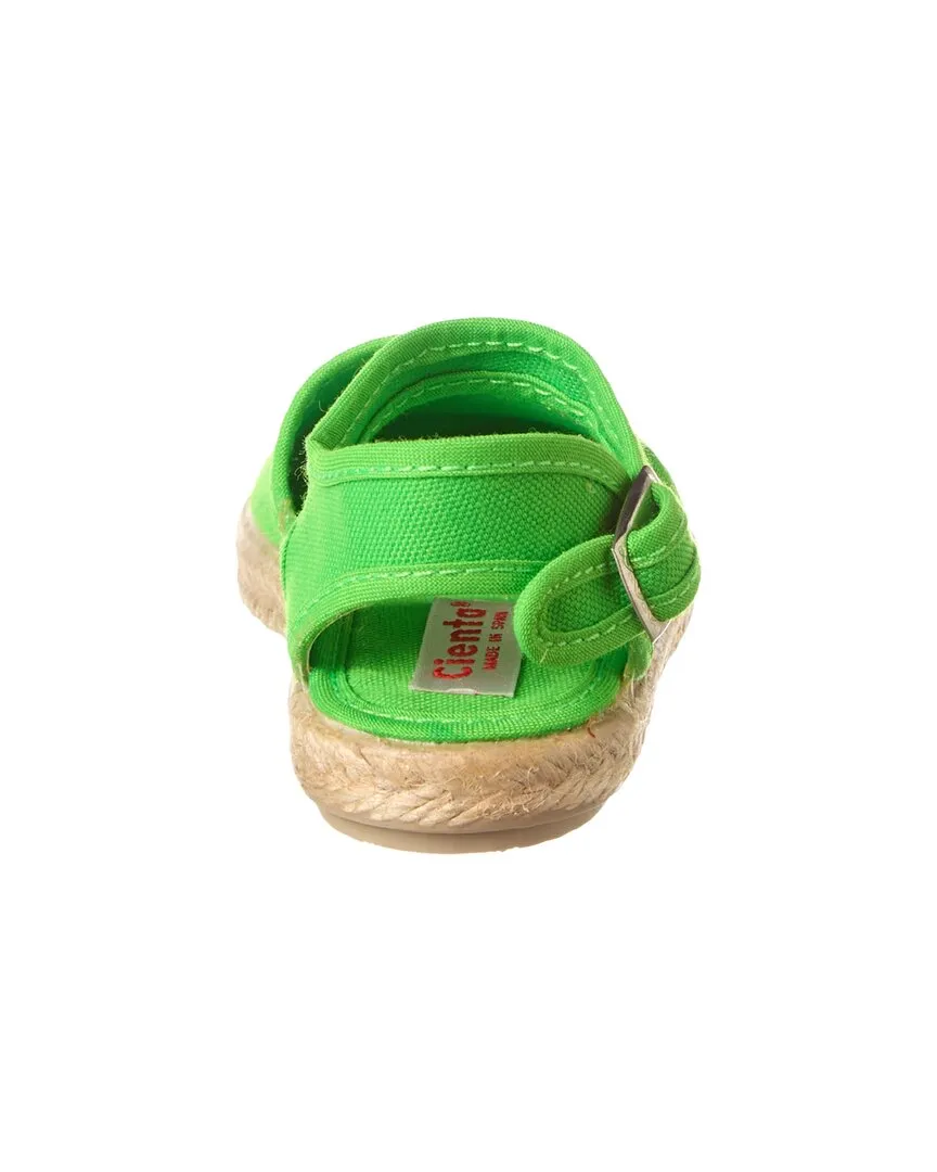 Cienta Valenciana Hebilla Liso Canvas Sandal