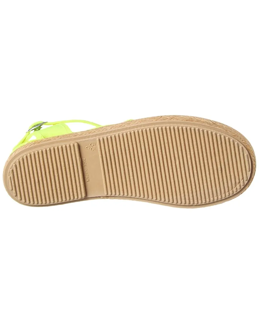 Cienta Valenciana Hebilla Liso Canvas Sandal