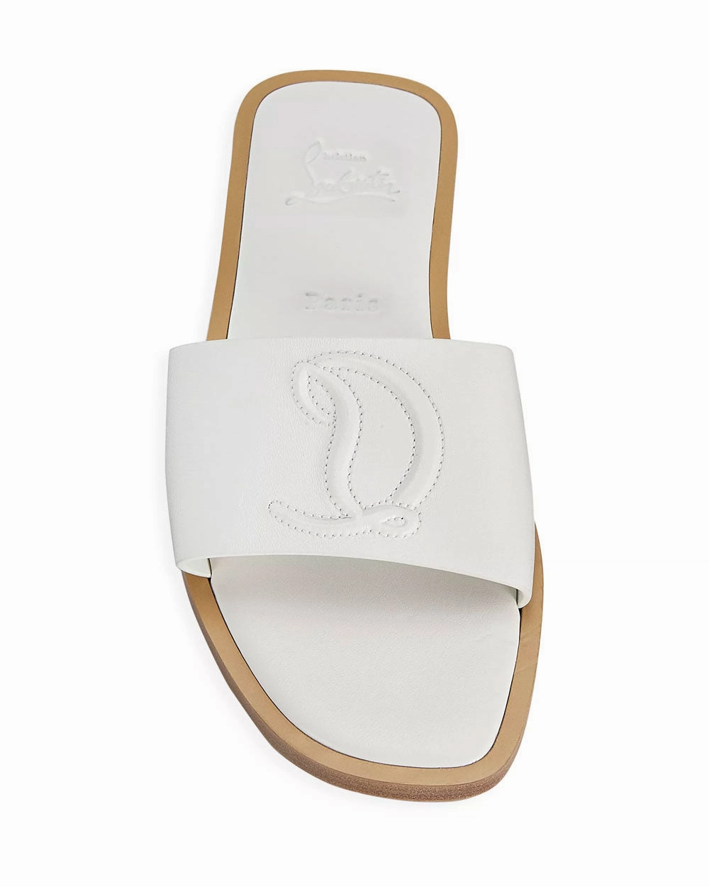CL Mule Flat in White
