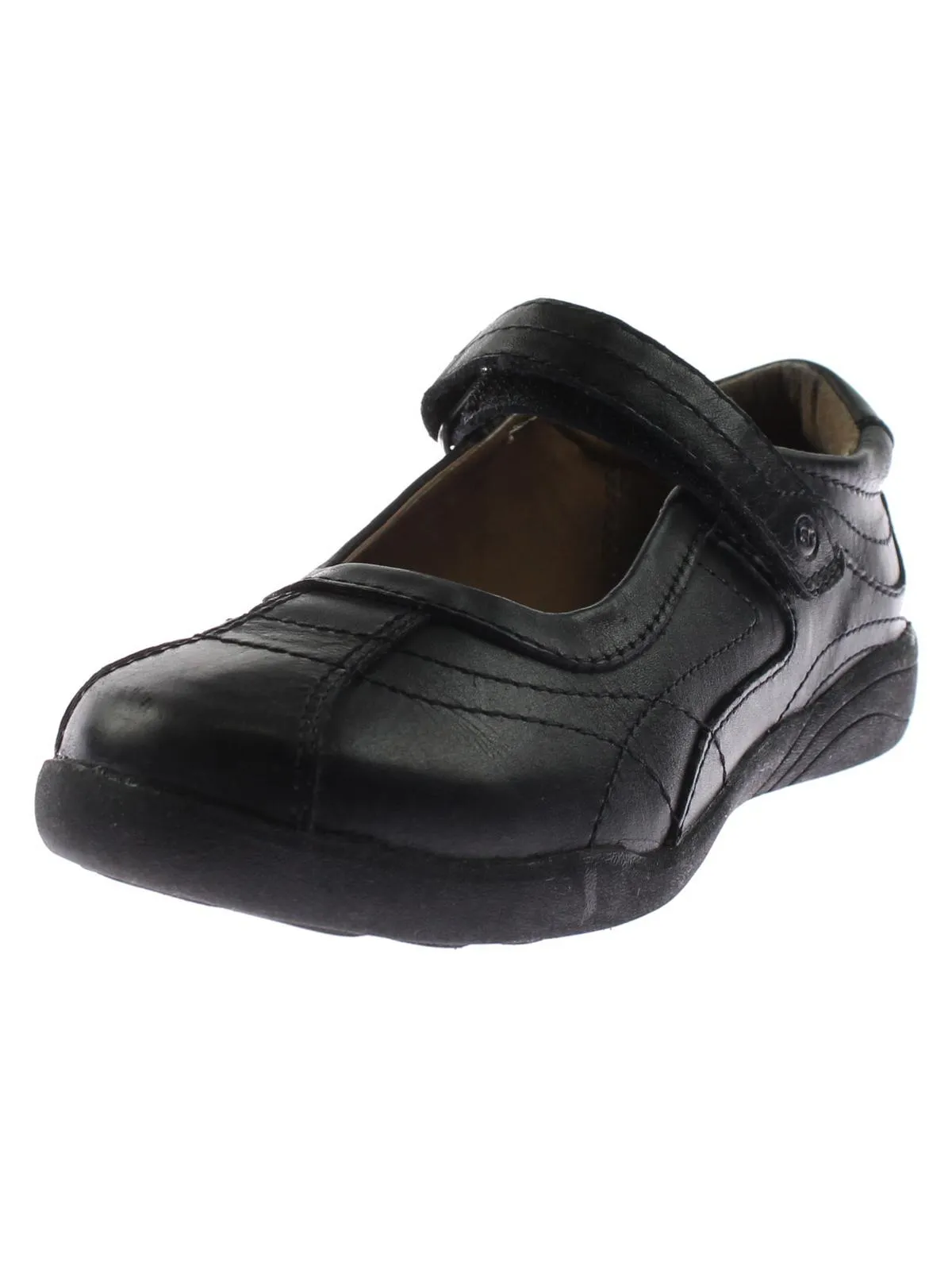 Claire Girls Leather Ankle Strap Mary Janes