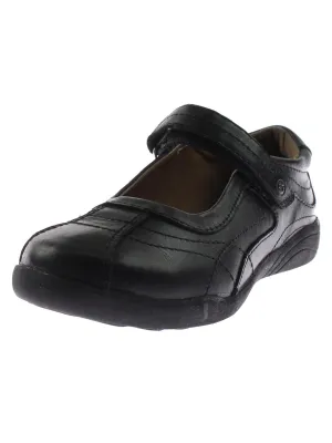 Claire Girls Leather Ankle Strap Mary Janes