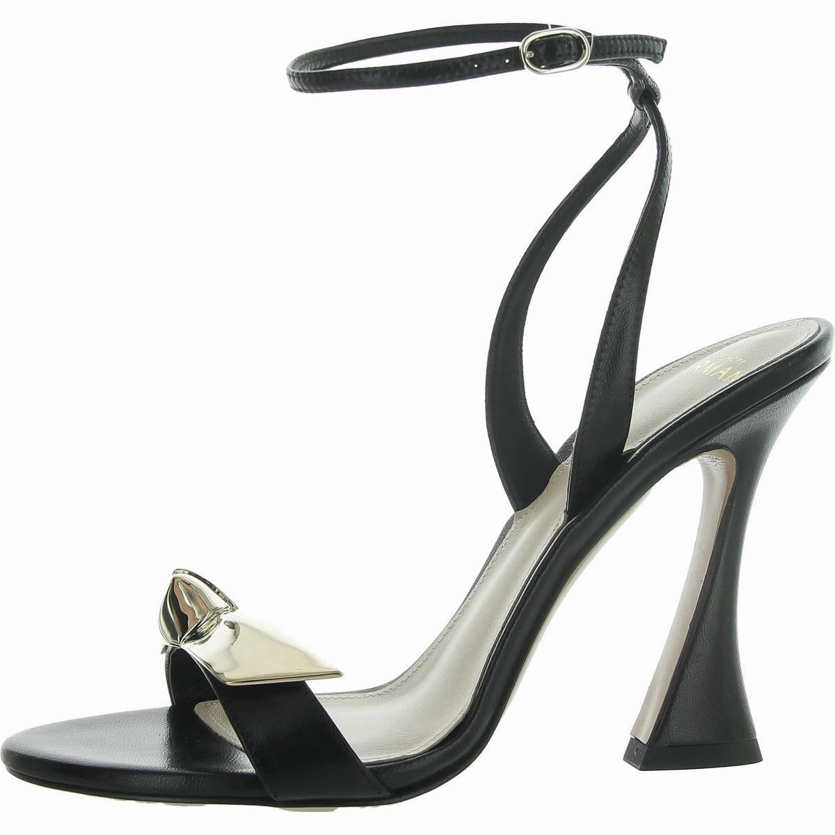 Clarita Womens Slip On Stiletto Ankle Strap