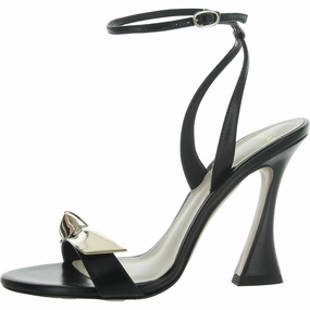 Clarita Womens Slip On Stiletto Ankle Strap