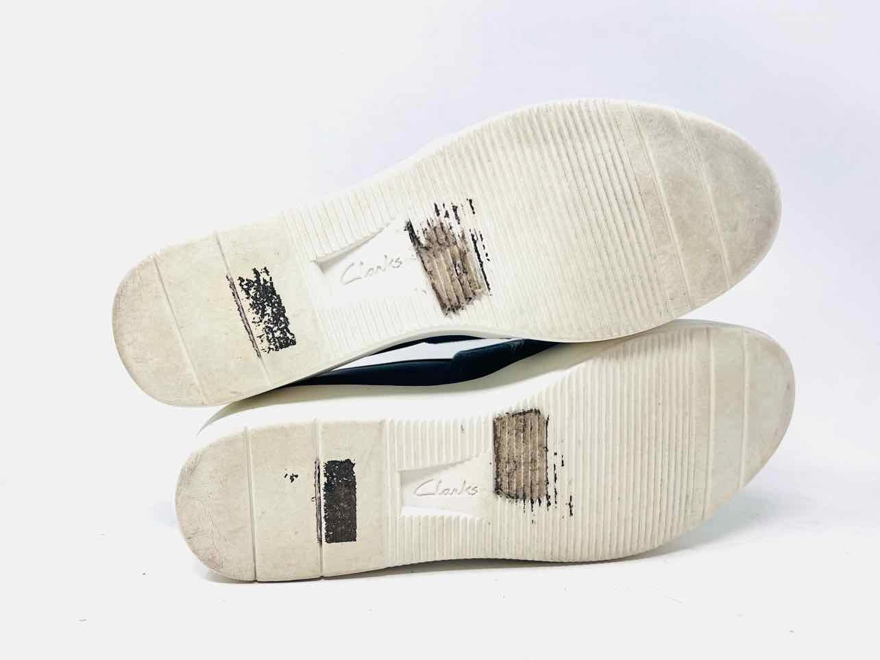 Clarks Collection Size 10 Slate/Black Wedge Slip-On AS IS Shoes Sneakers