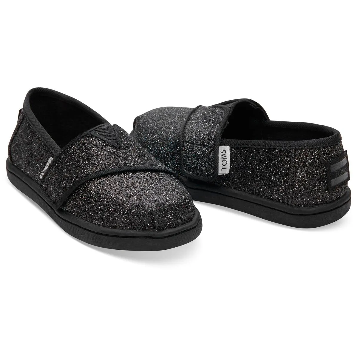 Classic Girls Slip On Glitter Loafers