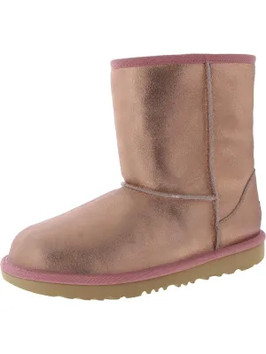 Classic ll Girls Big Kid Leather Winter & Snow Boots