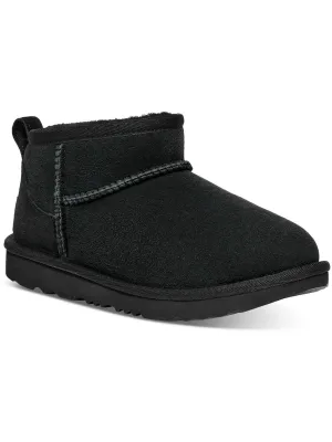 CLASSIC ULTRA MINI Girls Leather Suede Winter & Snow Boots