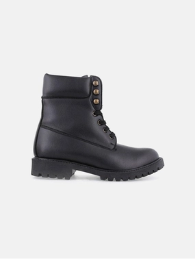 Claudia & Claudio Unisex Vegan Nappa Leather Boots | Black