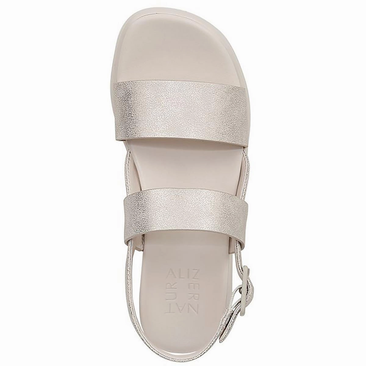 Coast Womens Faux Leather Ankle Strap Slingback Sandals