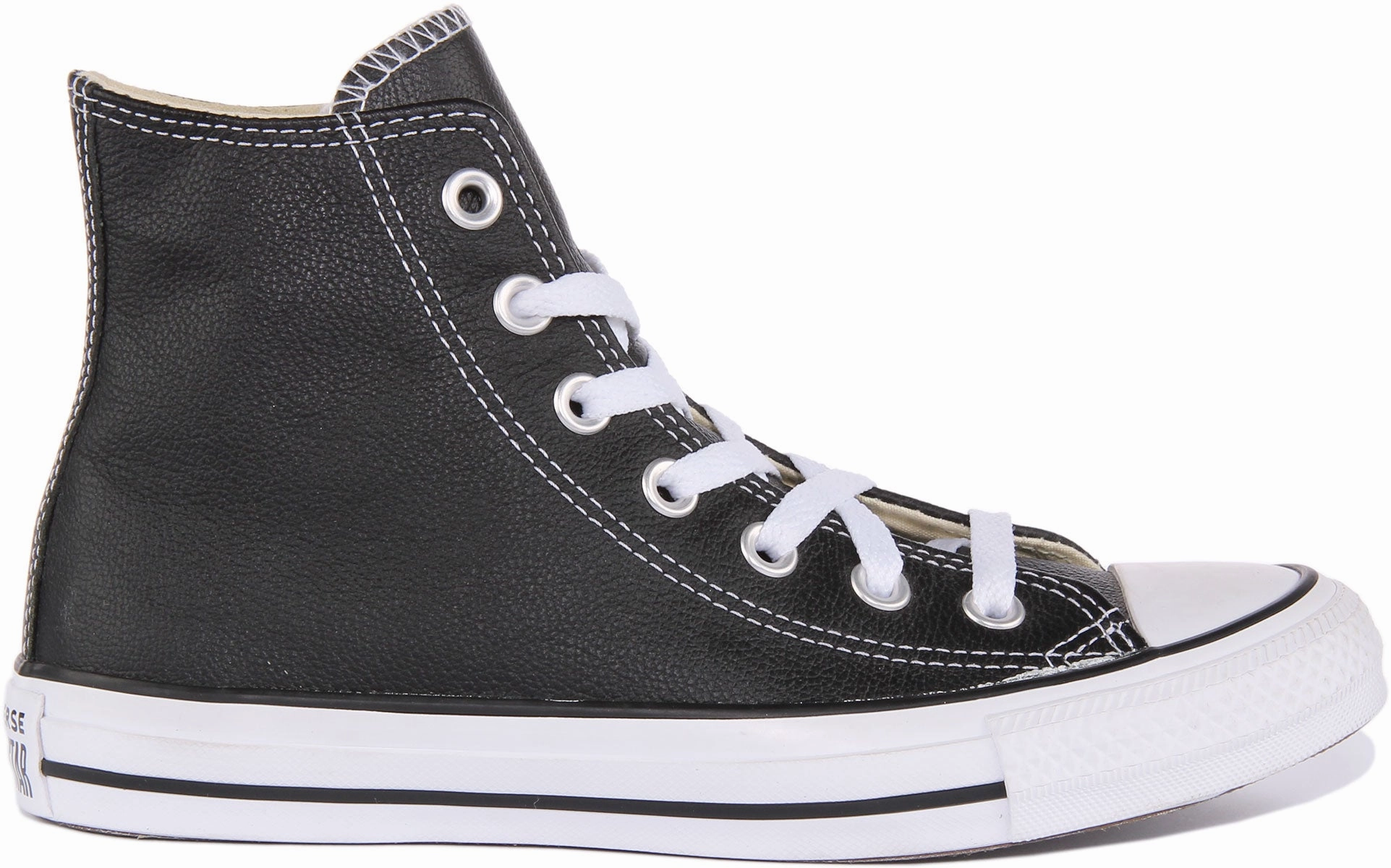 Converse 132170 CT All Star Hi Leather Trainer In Black Shoes Converse