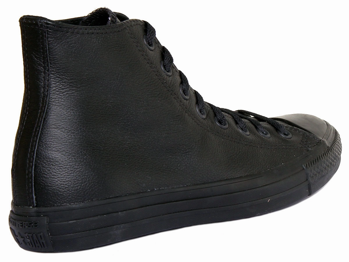 Converse 135251 CT All Star Hi Leather Trainer In Black For Unisex Shoes Converse