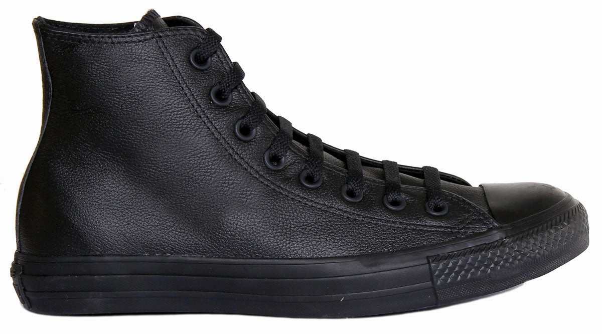 Converse 135251 CT All Star Hi Leather Trainer In Black For Unisex Shoes Converse