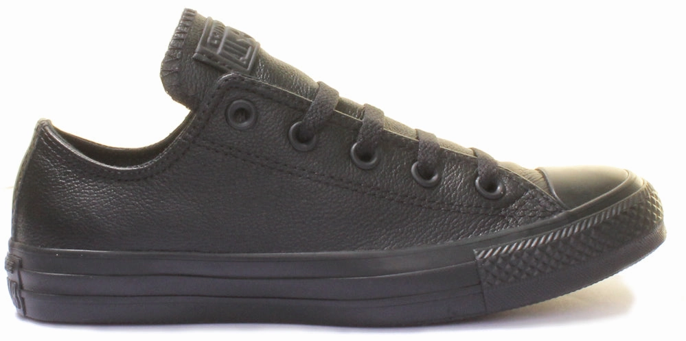 Converse 135253 CT All Star Low Leather Trainer In Black For Unisex Shoes Converse