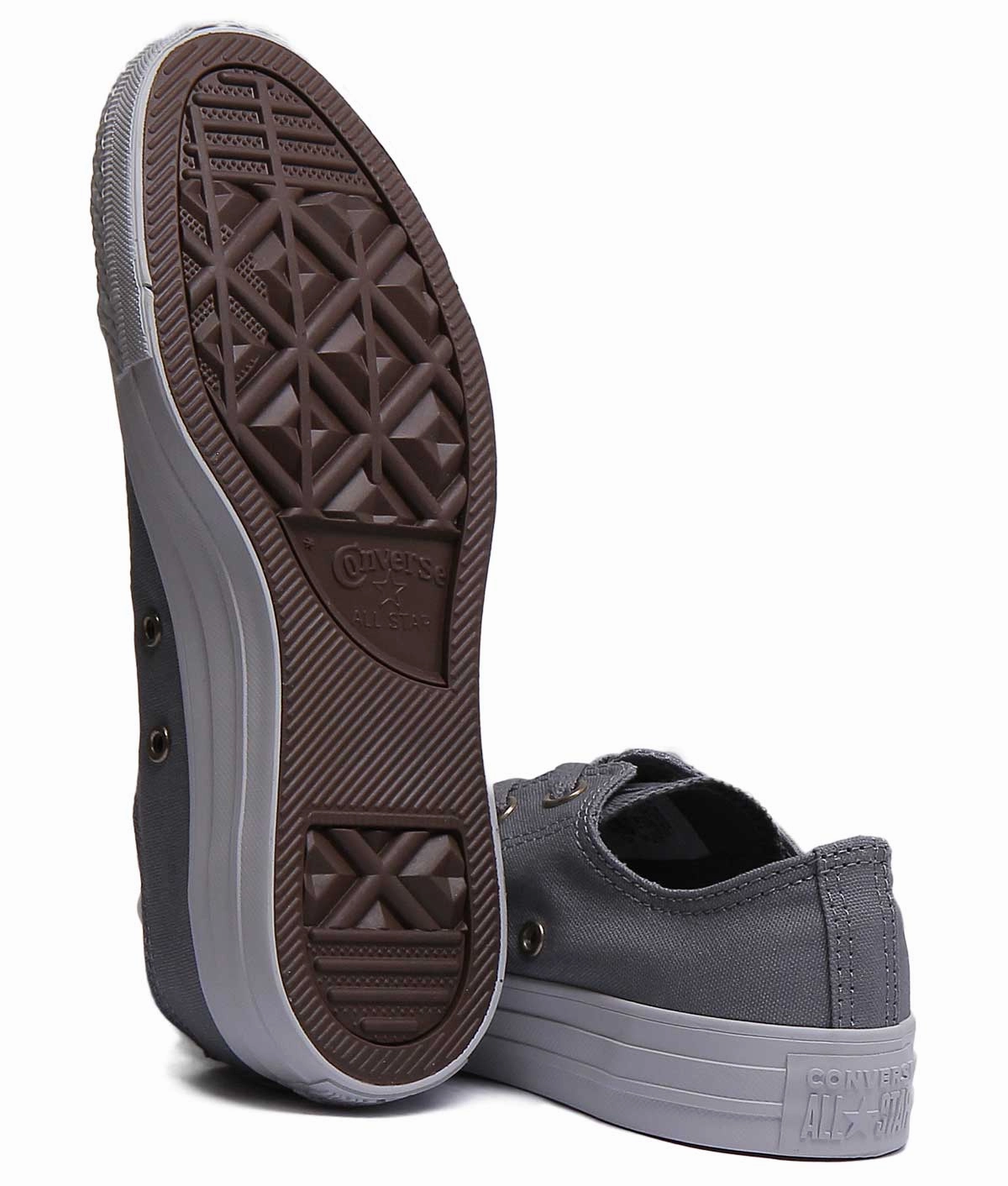 Converse 161487C CT All Star Low Trainer In Grey For Women Shoes Converse