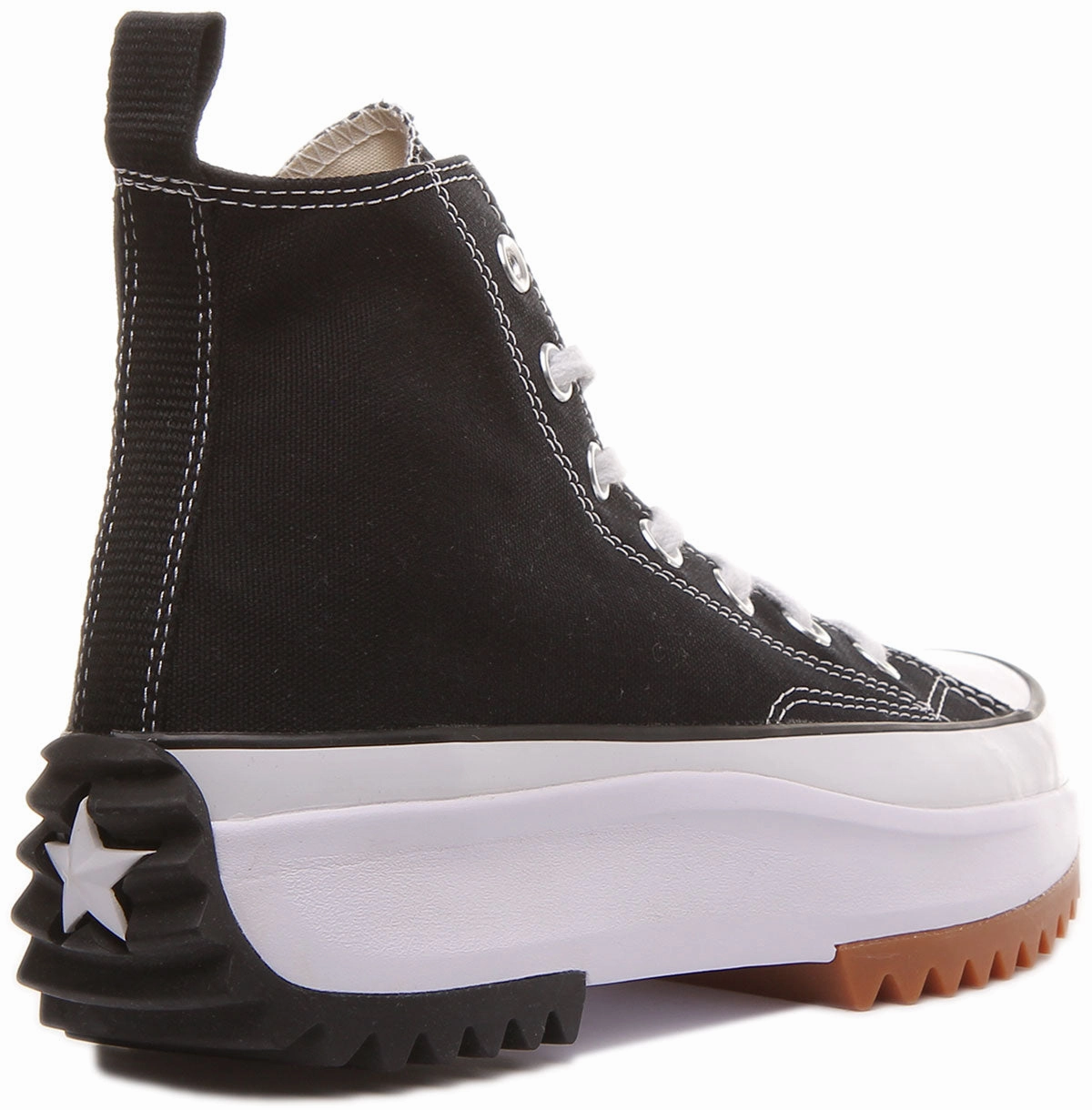 Converse 166800C All Star Hike Hi In Black White for Women Shoes Converse