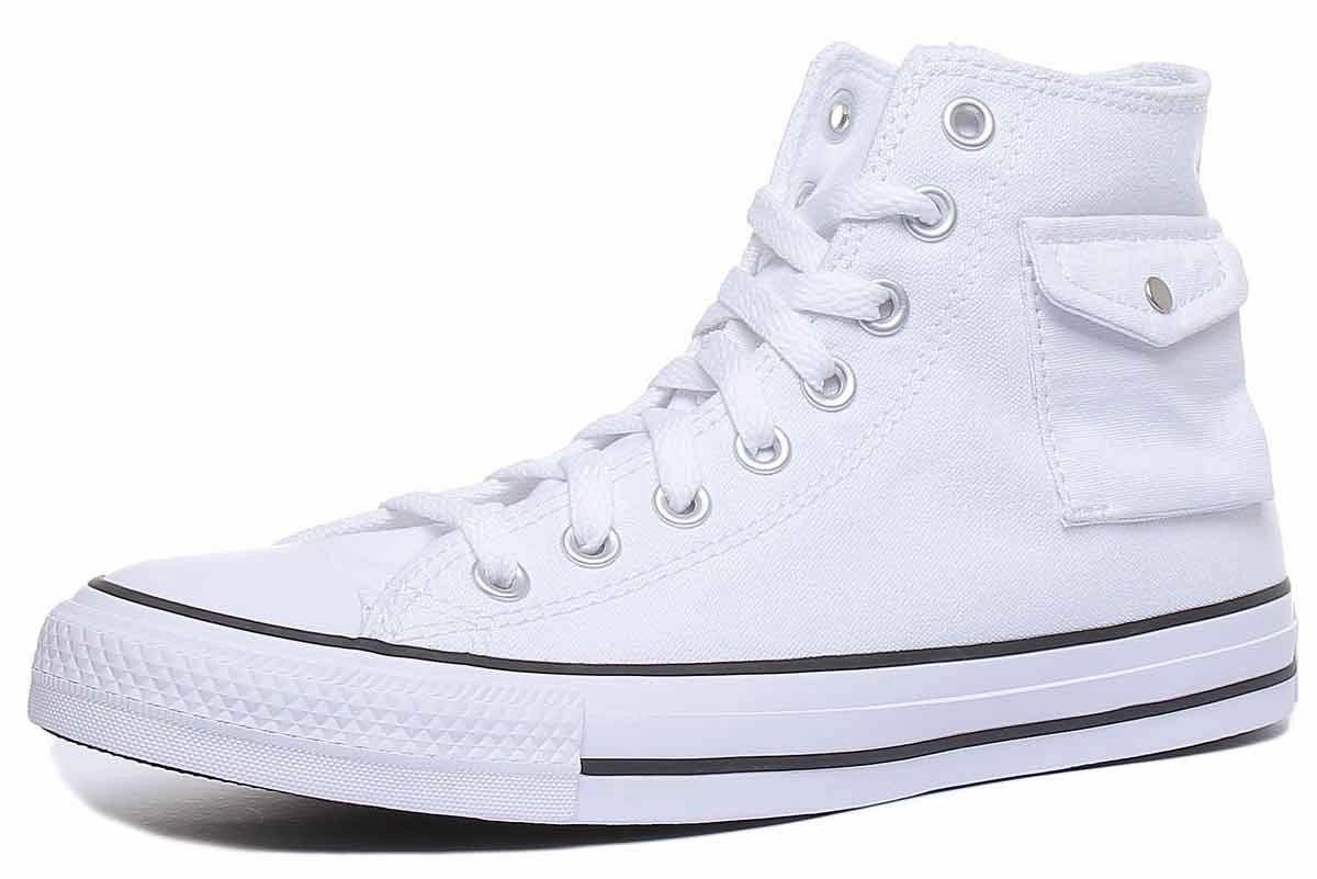 Converse 167045C CT All Star Hi Pocket Trainer In White For Men Shoes Converse