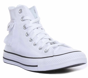 Converse 167045C CT All Star Hi Pocket Trainer In White For Men Shoes Converse