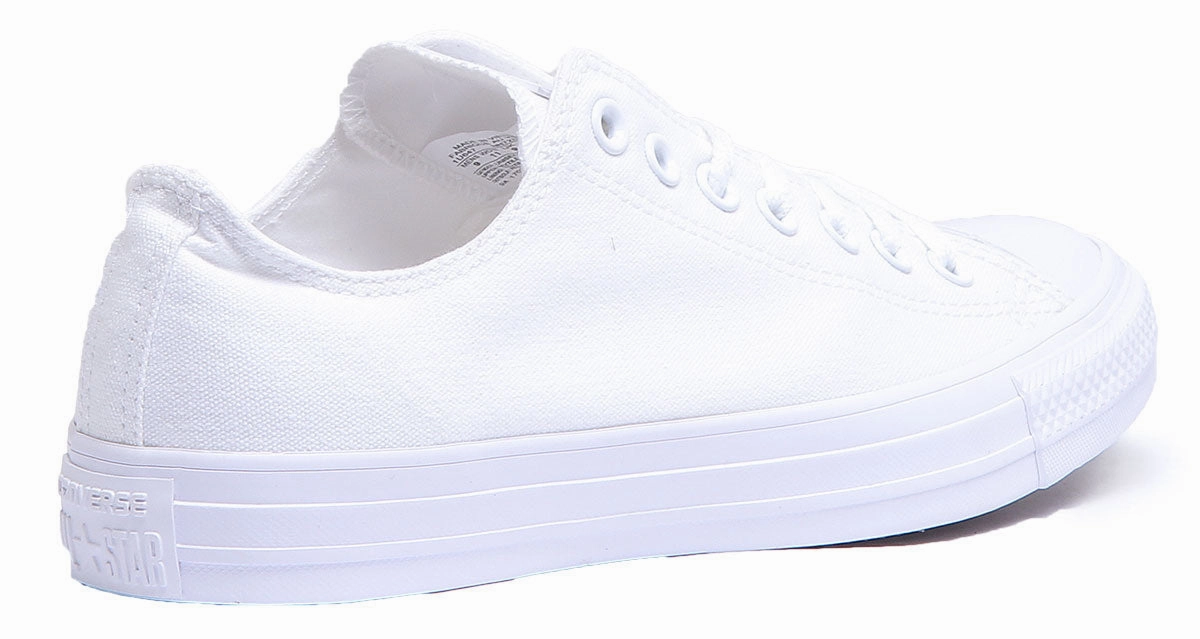Converse 1U647 CT All Star Low Trainers In White Mono For Men Shoes Converse