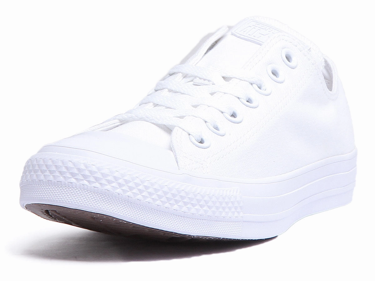 Converse 1U647 CT All Star Low Trainers In White Mono For Men Shoes Converse