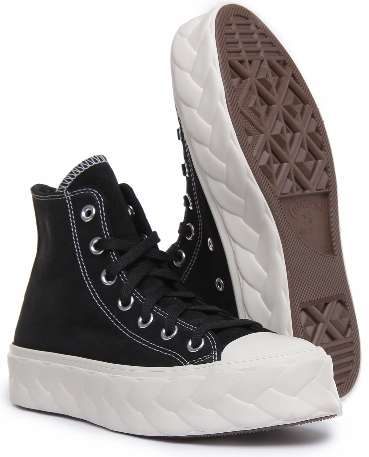 Converse 568687C CT All Star Hi Platform Trainer In Black For Women Shoes Converse