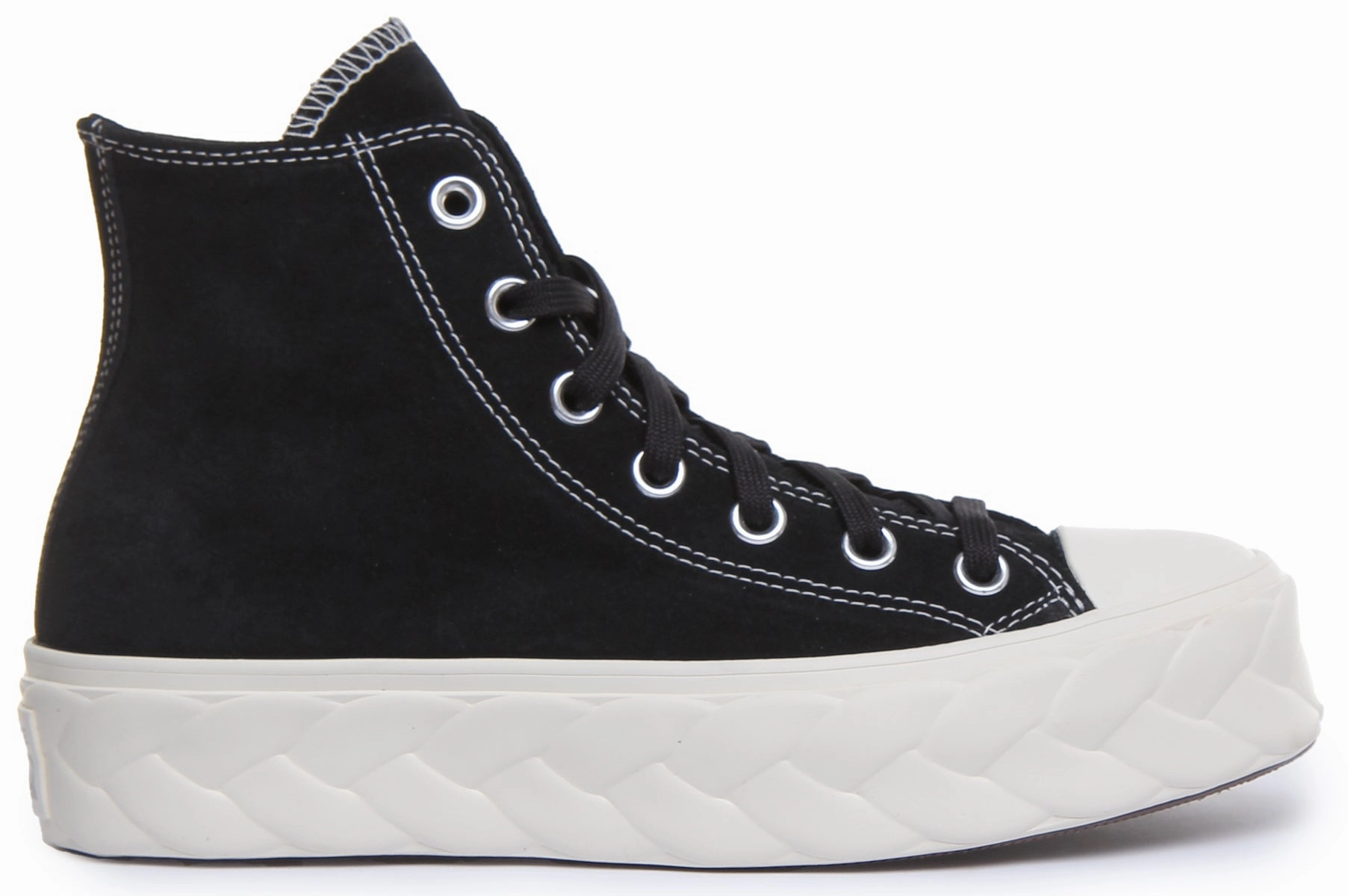 Converse 568687C CT All Star Hi Platform Trainer In Black For Women Shoes Converse