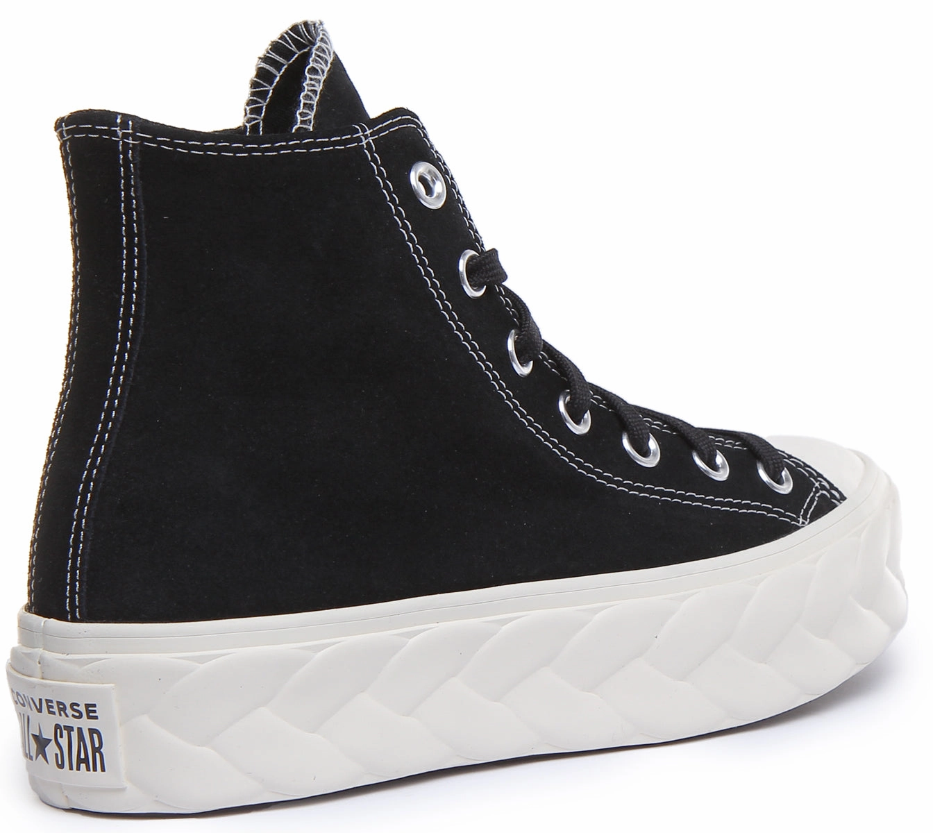 Converse 568687C CT All Star Hi Platform Trainer In Black For Women Shoes Converse