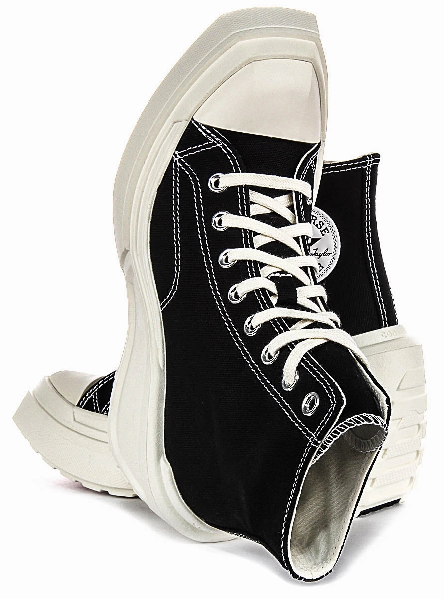 Converse A06478C De Luxe Wedge In Black White For Women Shoes Converse
