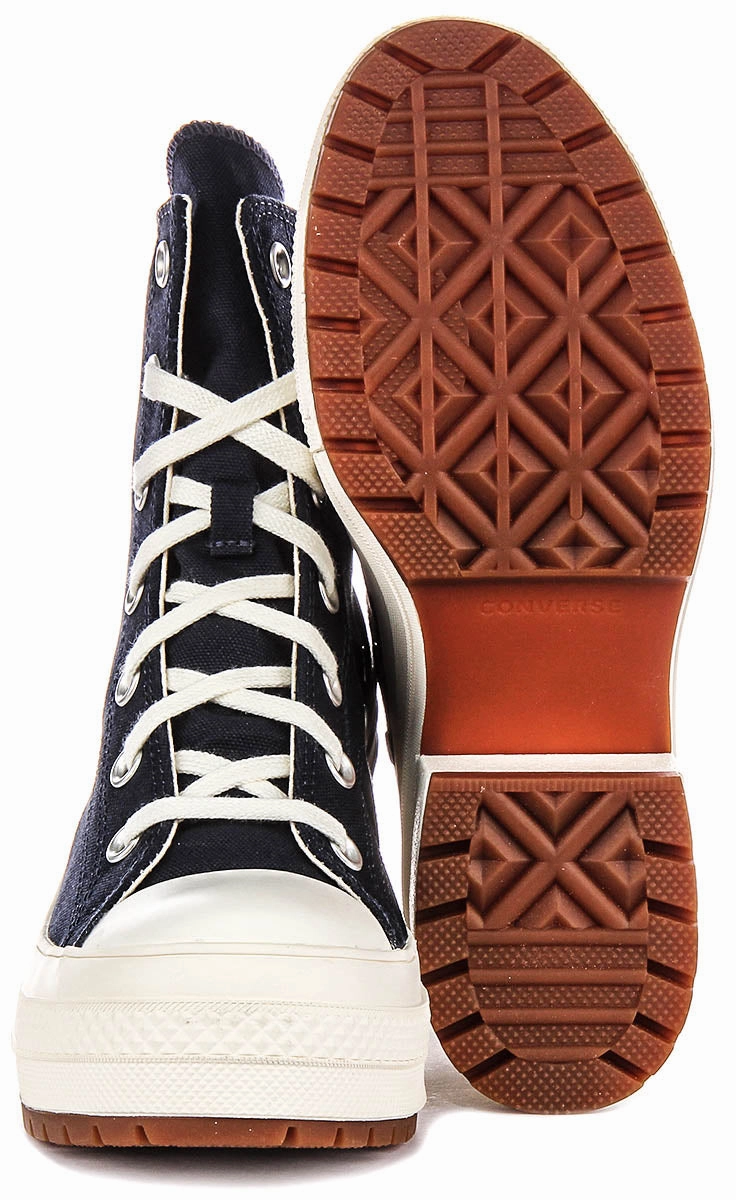 Converse A07565C De Luxe Heel In Navy White Shoes Converse