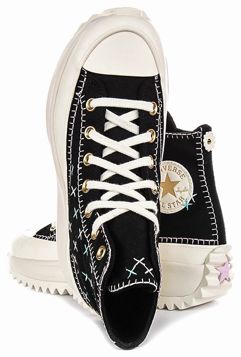 Converse A08733C Runstar Hike In Black Gold Shoes Converse