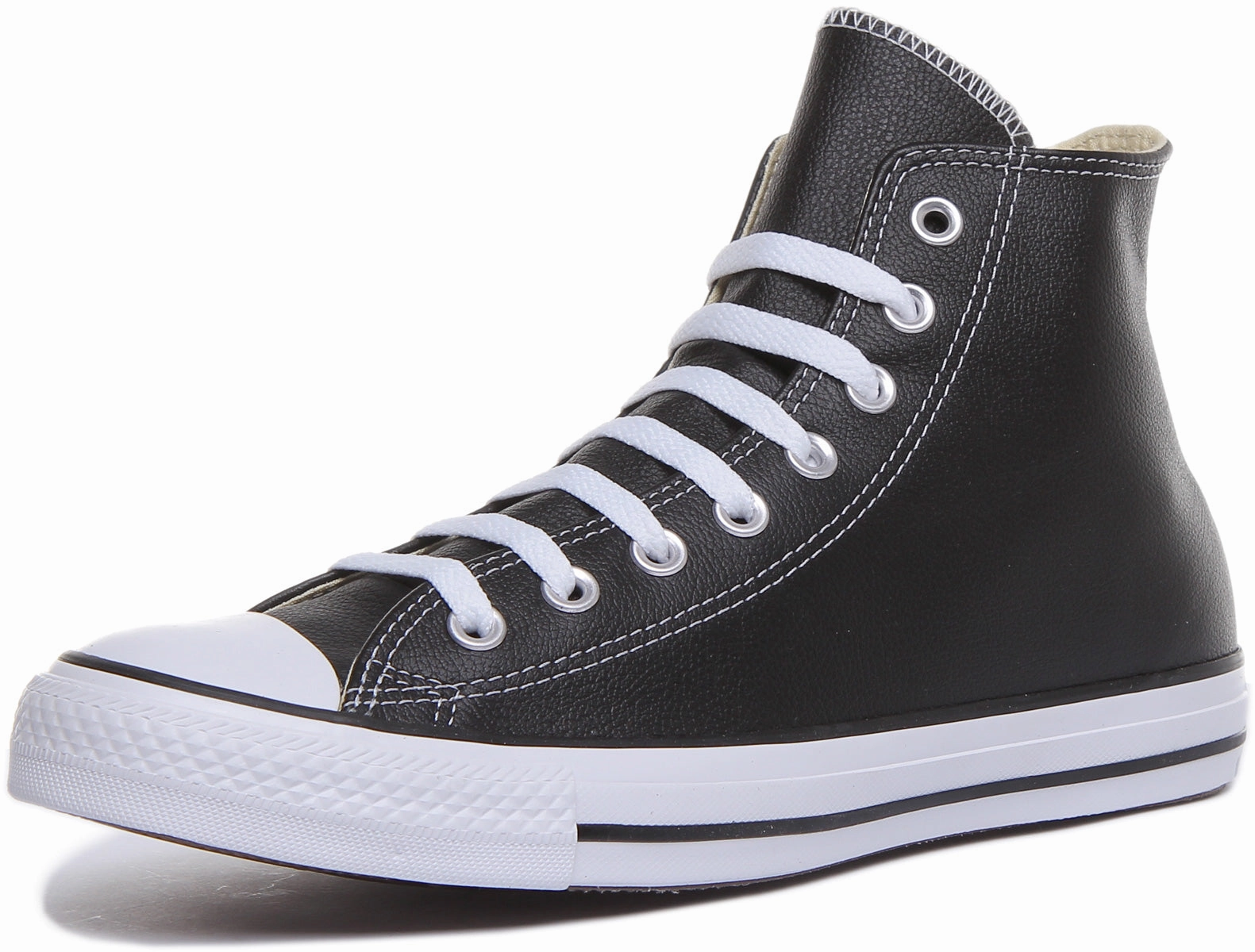 Converse All Star 132170 In Black Leather Shoes Converse
