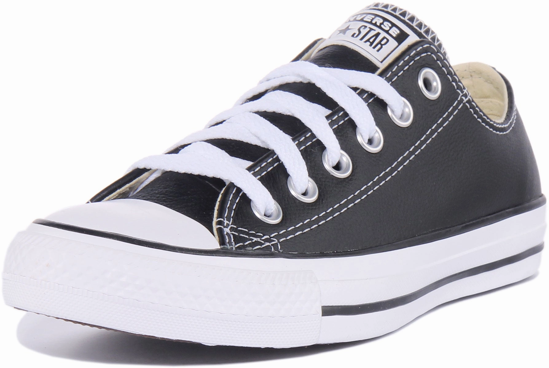 Converse All Star 132174C In Black Leather Shoes Converse