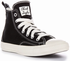 Converse All Star A06100C Oversize Patch In Black White Shoes Converse