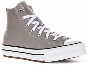 Converse All Star A07346C Eva Platform In Grey For Junior Shoes Converse