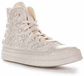 Converse All Star Hi A06434C Charms In White For Women Shoes Converse