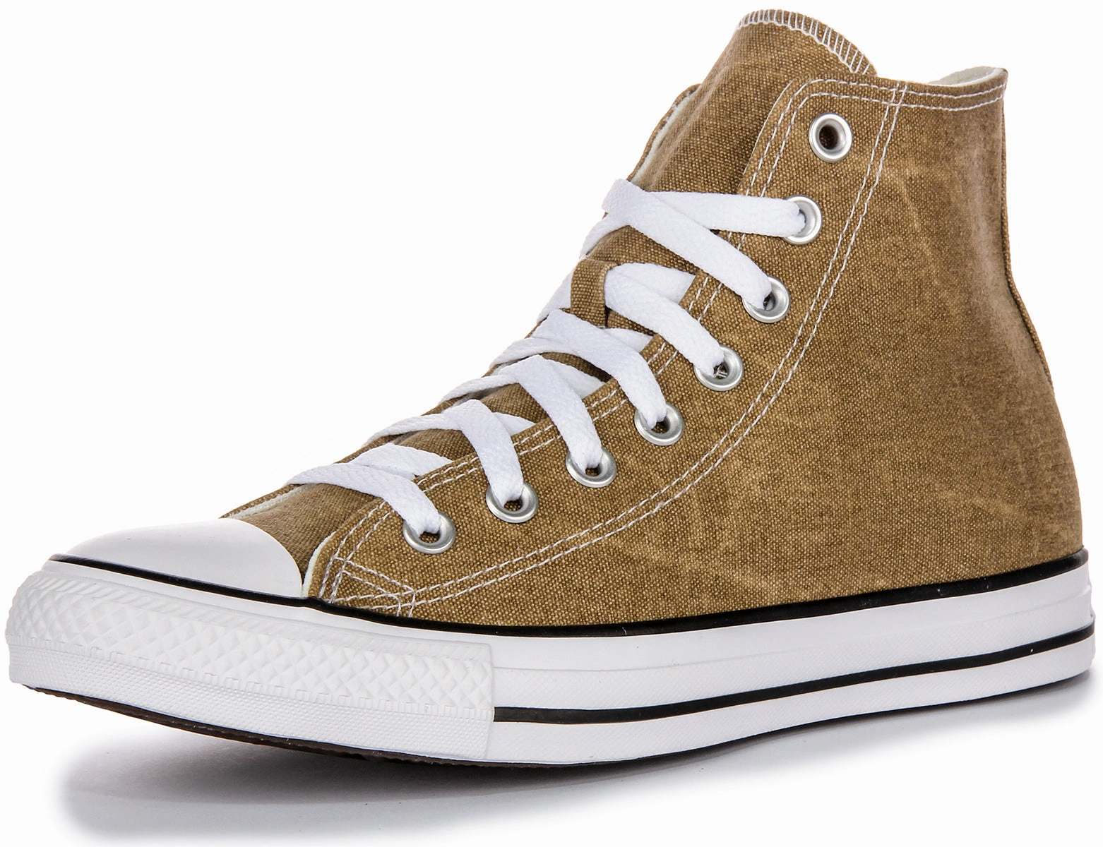 Converse All Star Hi A07456C In Light Brown Washed Shoes Converse