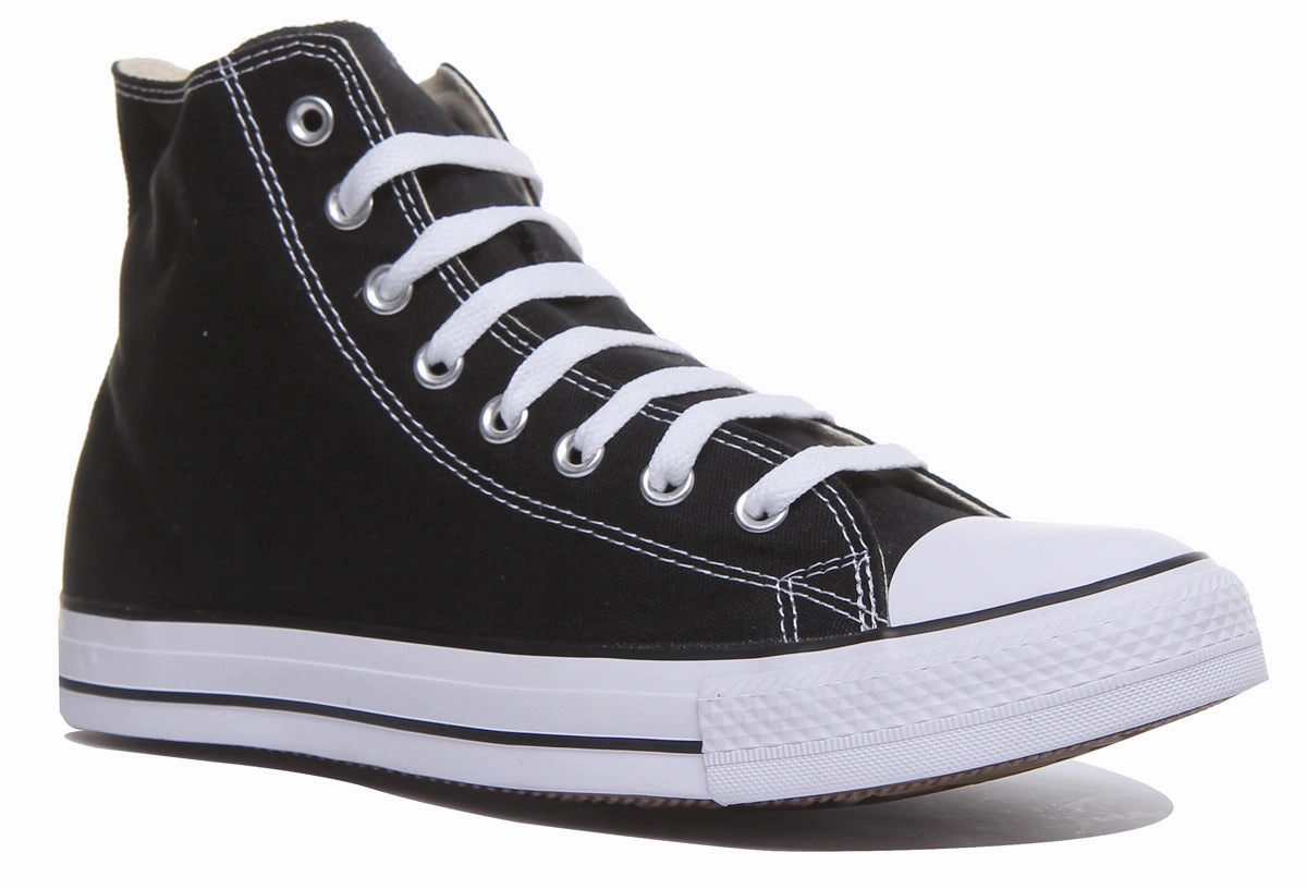 Converse All Star Hi Core Canvas Trainer In Black Shoes Converse