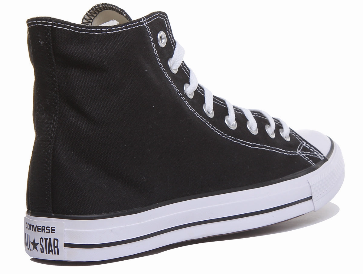 Converse All Star Hi Core Canvas Trainer In Black Shoes Converse