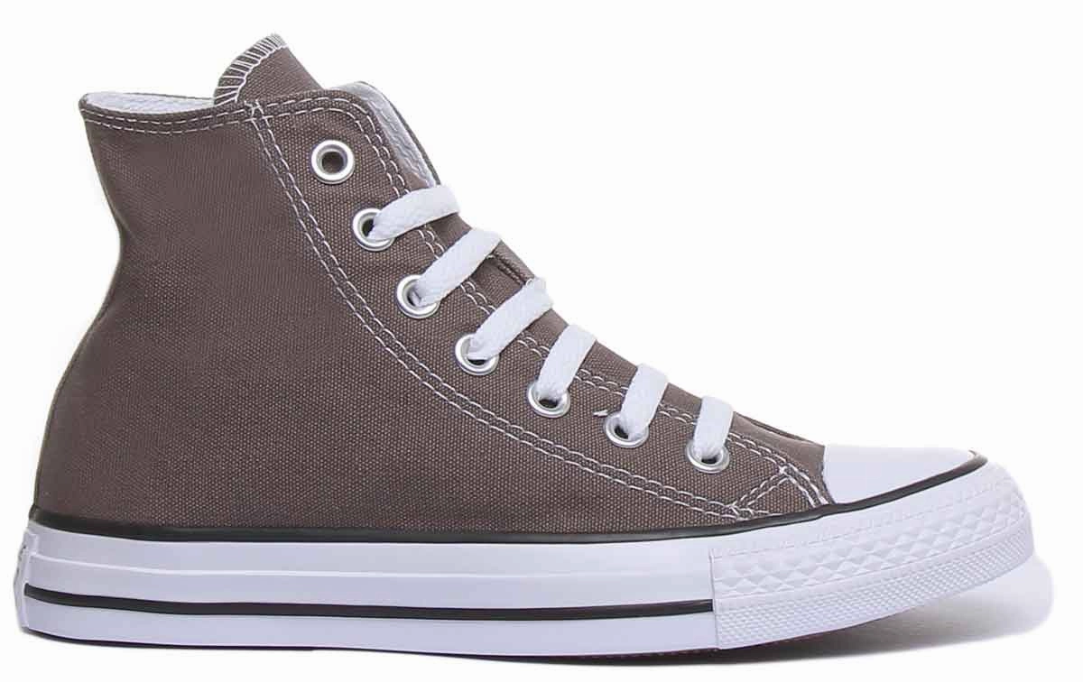 Converse All Star Hi Core Canvas Trainer In Charcoal For Women Shoes Converse