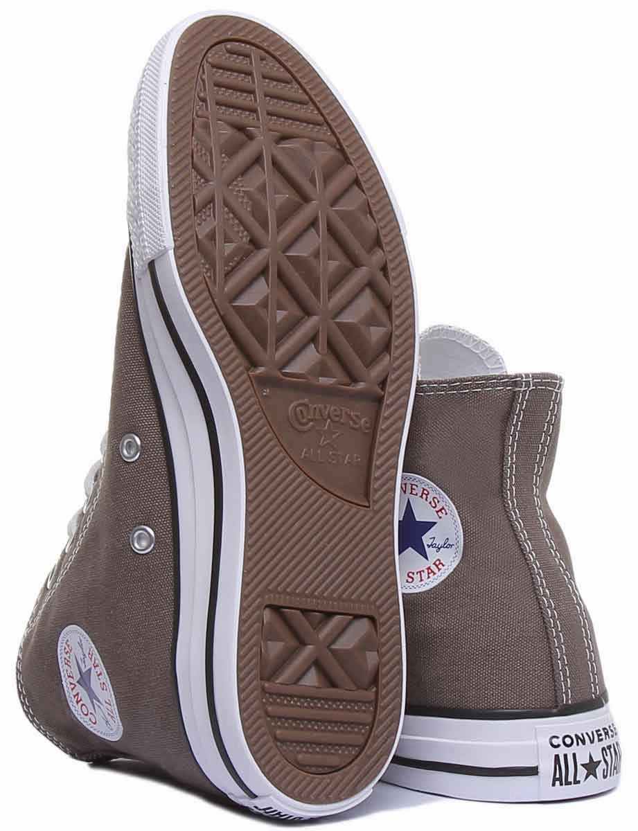 Converse All Star Hi Core Canvas Trainer In Charcoal For Women Shoes Converse