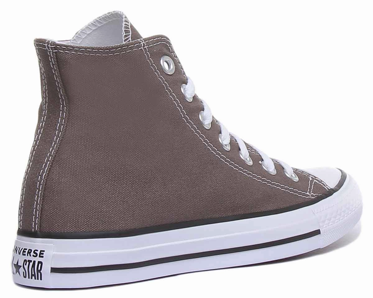 Converse All Star Hi Core Canvas Trainer In Charcoal For Women Shoes Converse