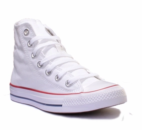 Converse All Star Hi Core Canvas Trainer In White Shoes Converse