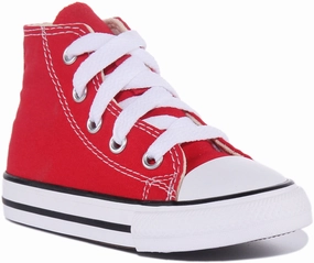 Converse All Star Hi Core In Red For Infants Shoes Converse